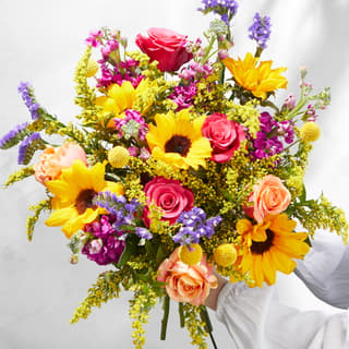 Handgebundener Blumenstrauß